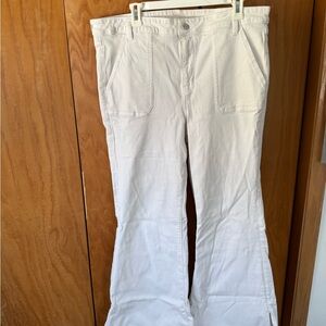 AE Next Level Festival Flair White Jeans